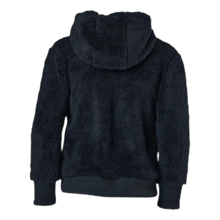 Air Sherpa Half Zip Hoodie Junior Black/Grey