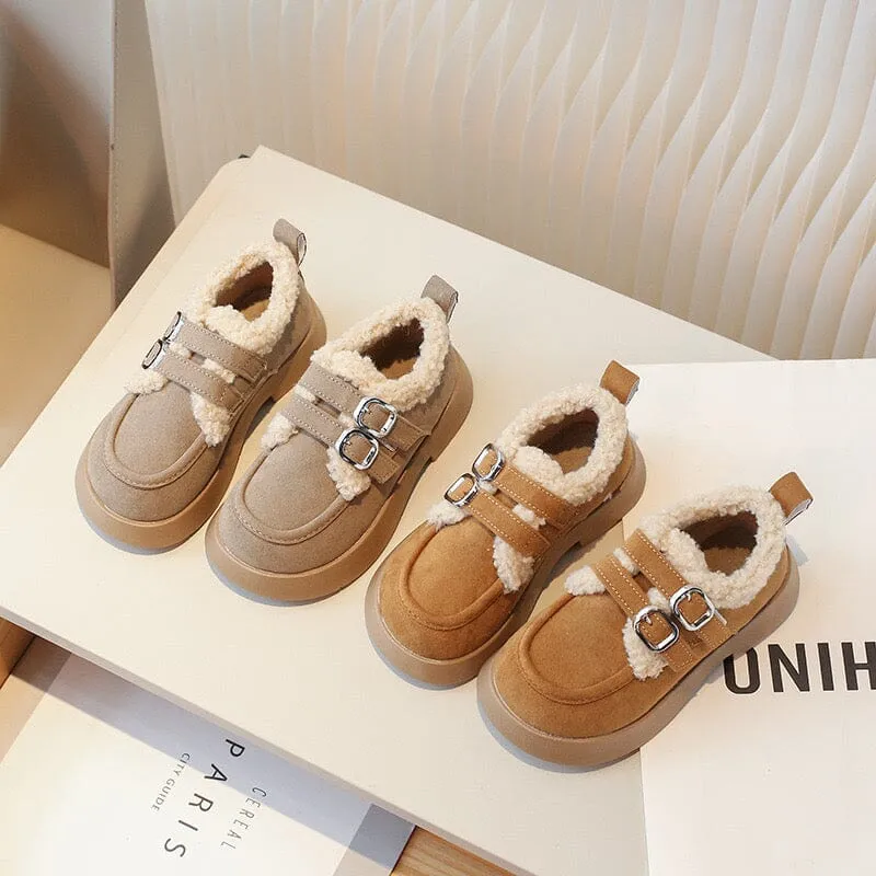 Ames Winter Plush Kids Birken Shoes