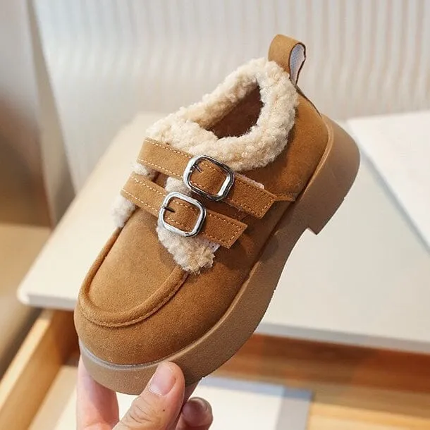 Ames Winter Plush Kids Birken Shoes