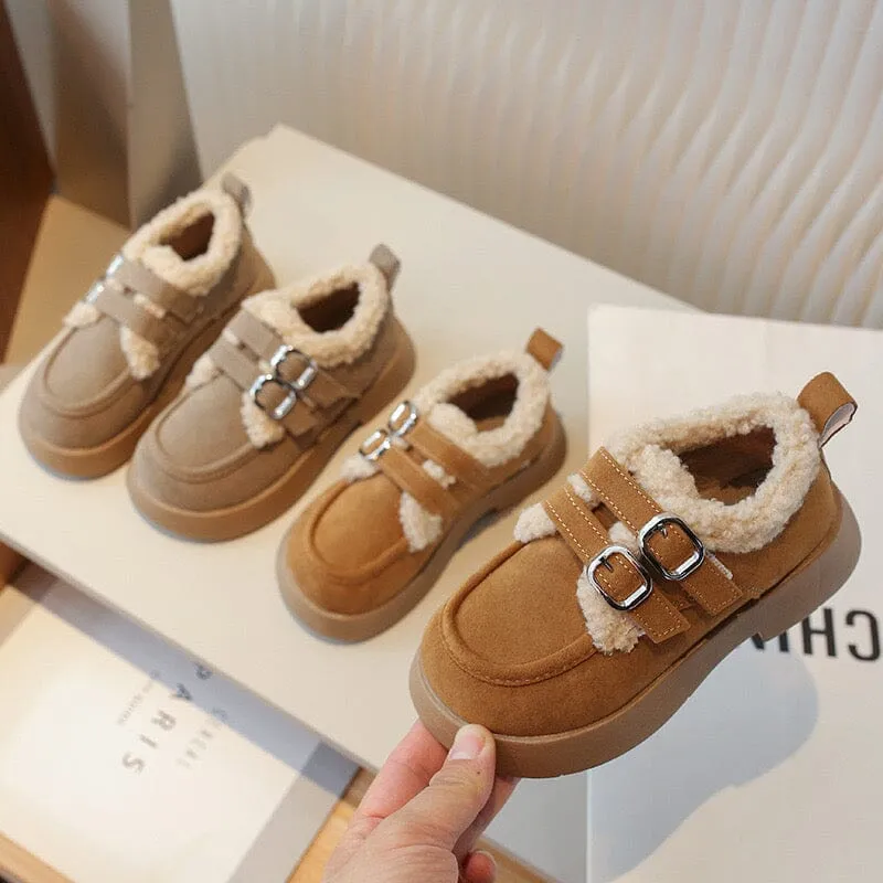 Ames Winter Plush Kids Birken Shoes