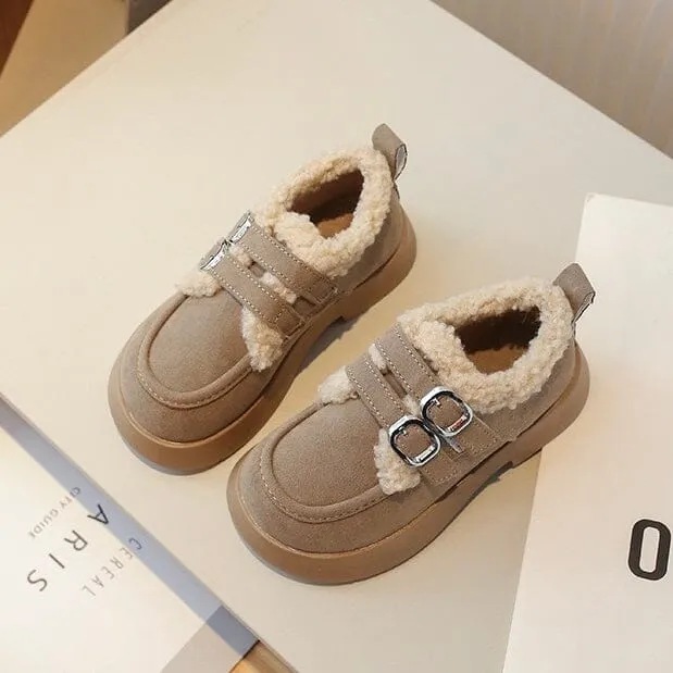 Ames Winter Plush Kids Birken Shoes