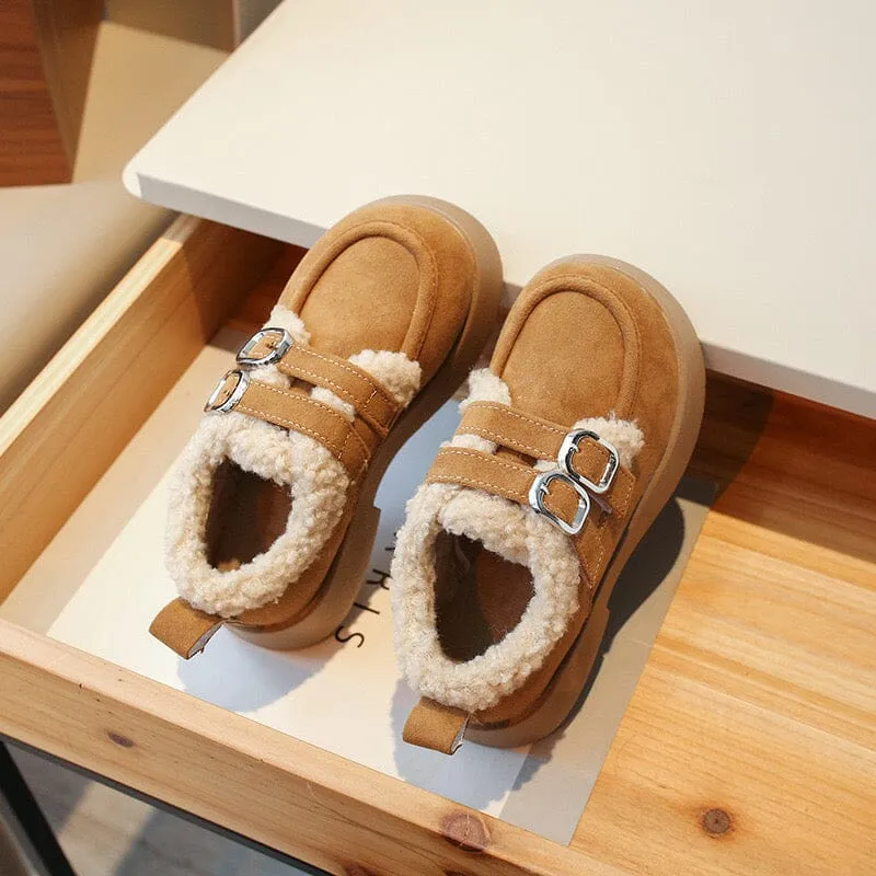 Ames Winter Plush Kids Birken Shoes