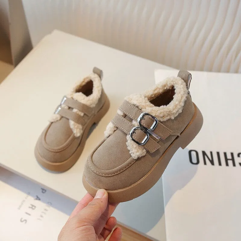 Ames Winter Plush Kids Birken Shoes