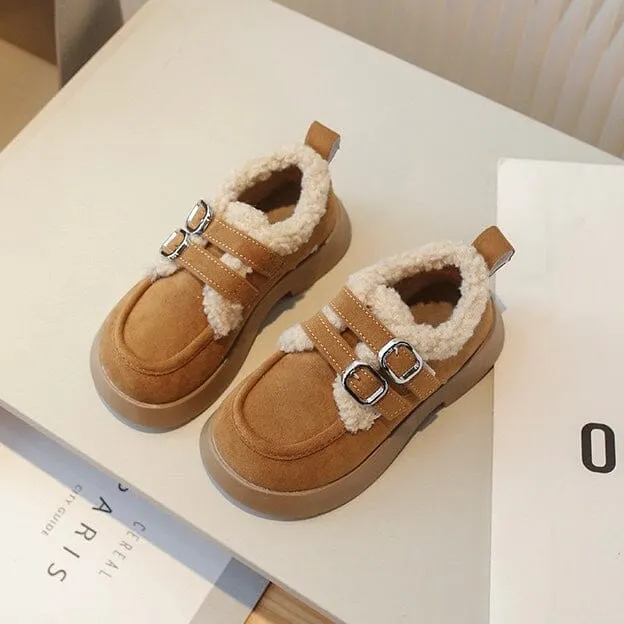 Ames Winter Plush Kids Birken Shoes