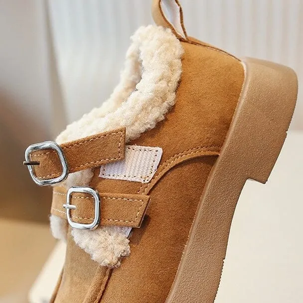 Ames Winter Plush Kids Birken Shoes