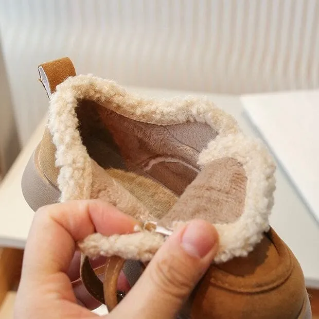 Ames Winter Plush Kids Birken Shoes