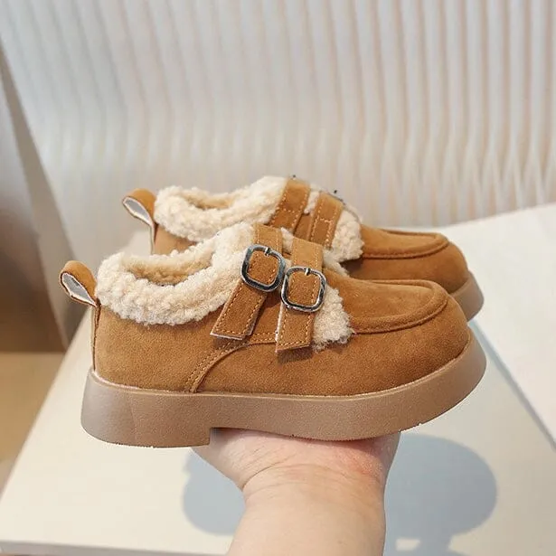Ames Winter Plush Kids Birken Shoes