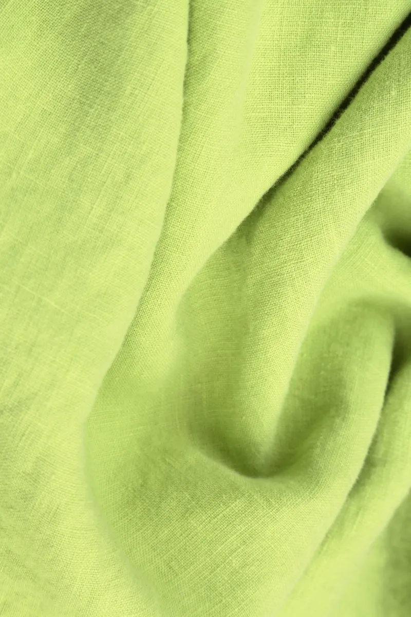 Balloon Lime Linen Tunic