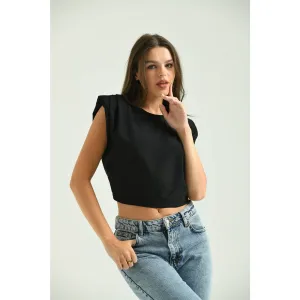 Black Sleeveless Top