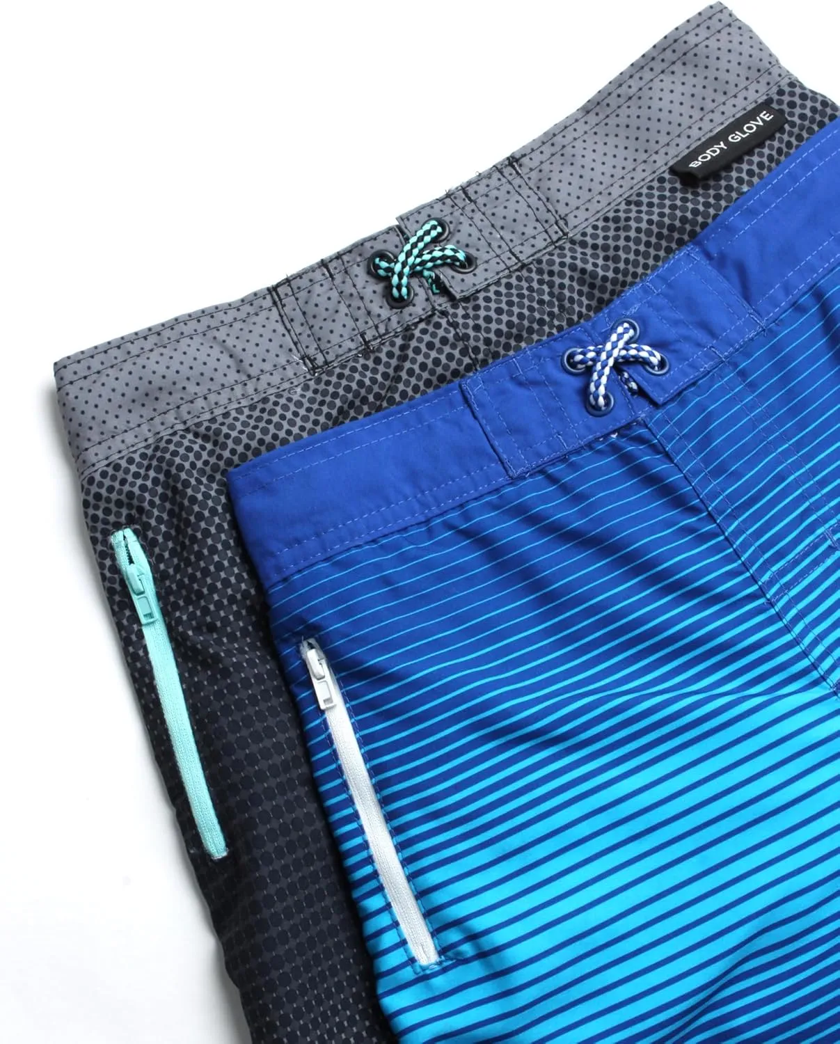 Body Glove Boys' Board Shorts  2 Pack UPF 50  Quick Dry Bathing Suit Swim Trunk (Size: 8-18)
