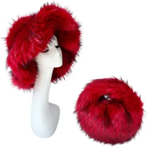 Bucket Hat,2pcs Girls Plush Bucket Hat&Handbag Set Ladies Fisherman Woman Teenagers Casual Winter Shopping Keep Warm