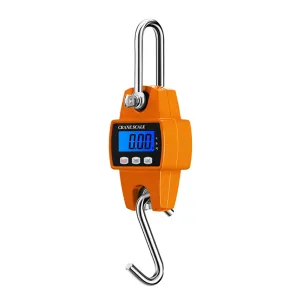 Digital Luggage Scale 300kg/660lb Hanging Baggage Scale with Backlit LCD-Display Portable Suitcase Weighing Scale Digital Hanging Scale 660lb for Weighing