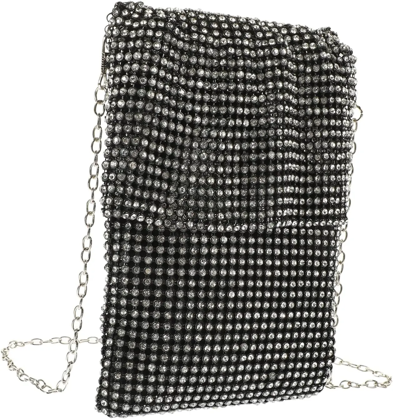 Elegant Rhinestone Evening Bag for Women Stylish Zipper Clutch Purse for Banquets Parties and Events Lightweight and Compact Design for Storing Essentials