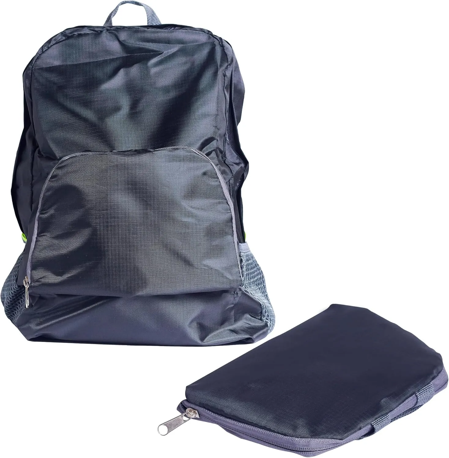 Foldable Backpack for Travel - Compact, Collapsible, Portable & Packable Daypack -Lightweight, Waterproof Hiking Backpack for Men & Women - Day Trip, Camping, Travelling, Vacation - Medium