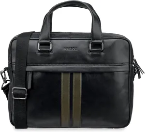 Genuine Leather Compact and Slim Laptop Bag for Men Fits up toto 14-inch/16-inch Briefcase Office Bag