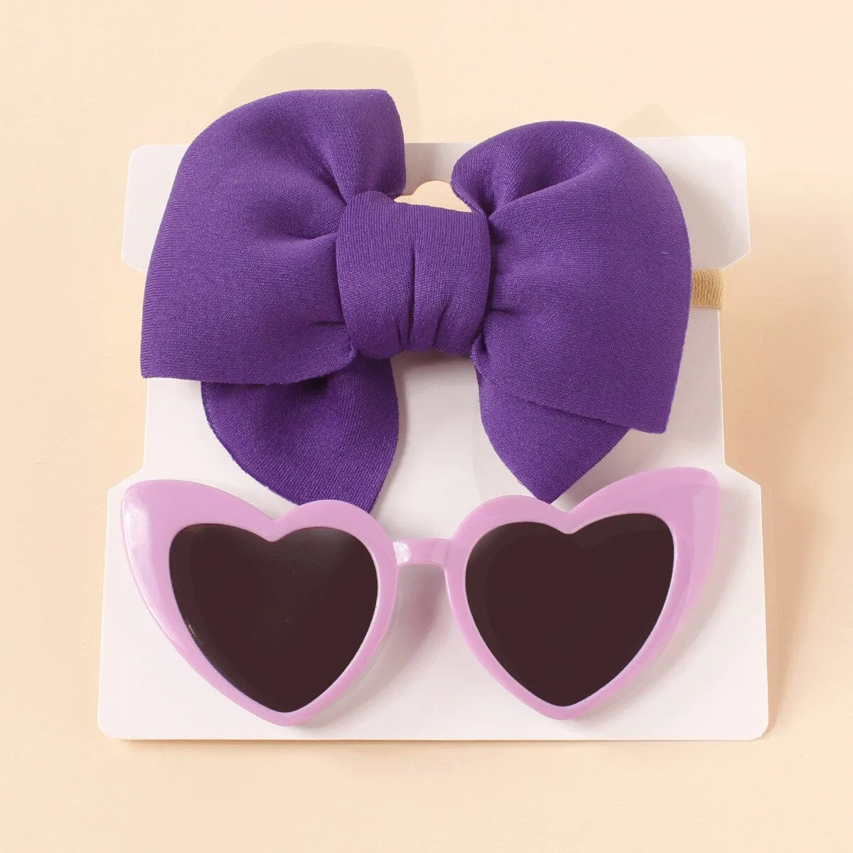 Heart Shaped Sunnies & Matching Headband | Various Colours