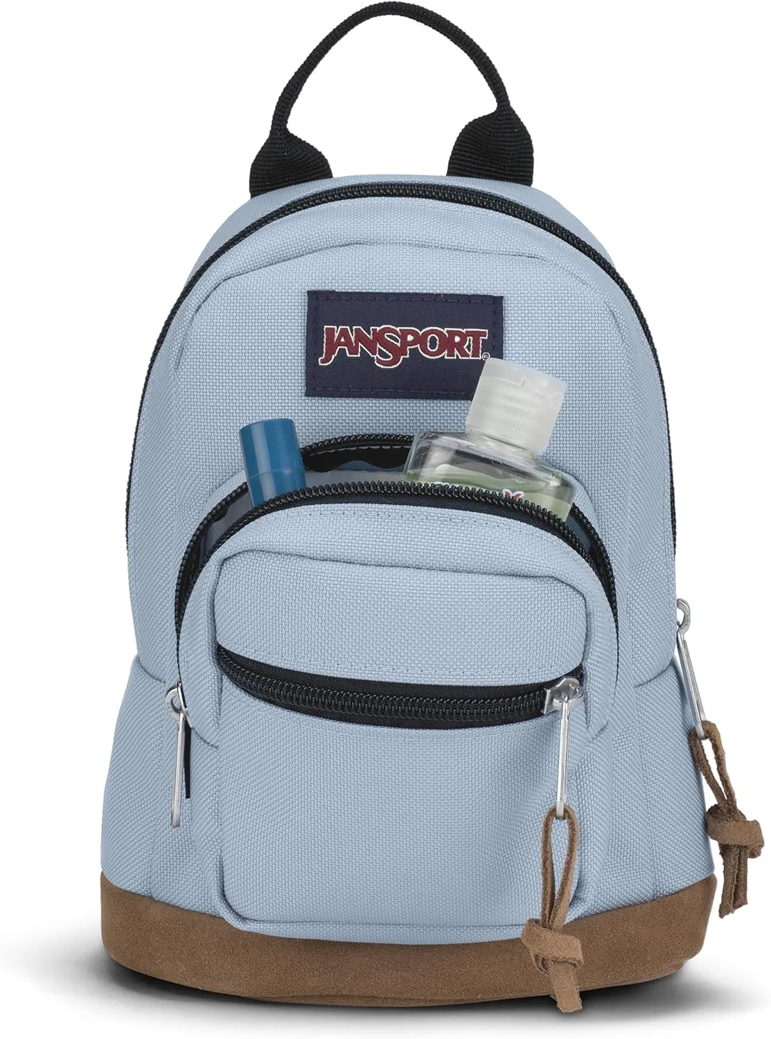 JanSport Right Pack Mini  Compact Backpack with Large Main Compartment, Front Utility Pocket, and Front Zippered Stash Pocket, Blue Dusk