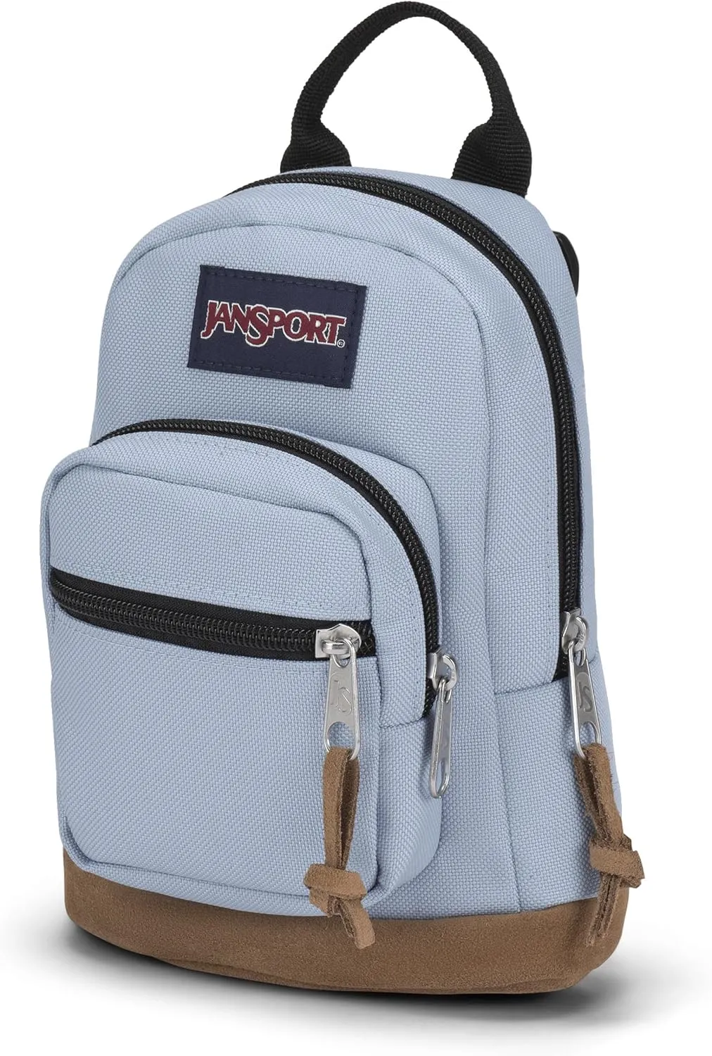 JanSport Right Pack Mini  Compact Backpack with Large Main Compartment, Front Utility Pocket, and Front Zippered Stash Pocket, Blue Dusk