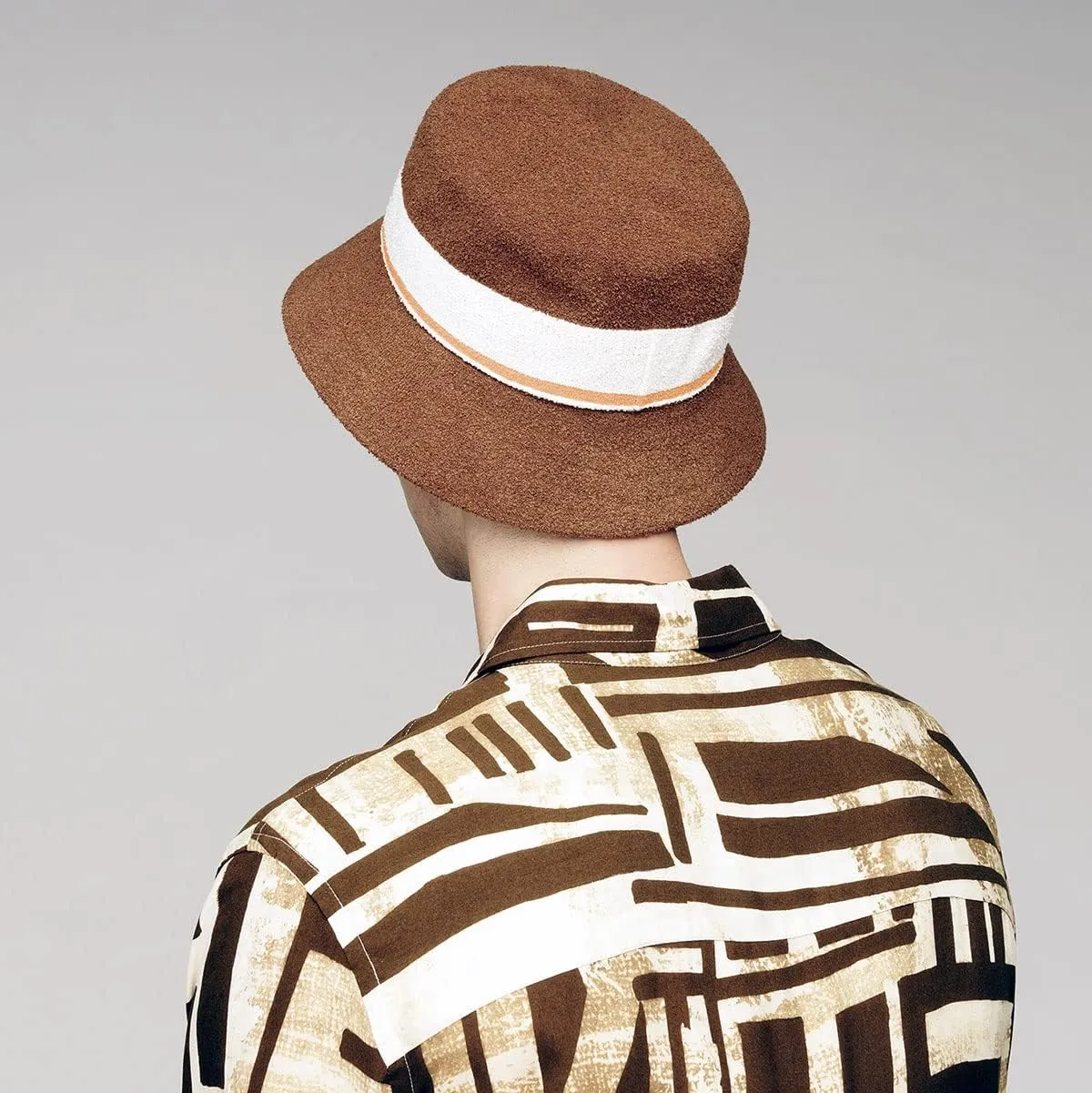 Kangol Bermuda Stripe Bucket - Electric Pink/M Bucket Hat