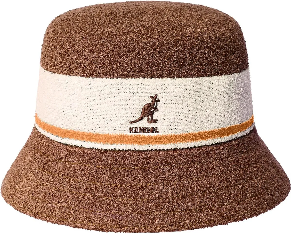 Kangol Bermuda Stripe Bucket - Electric Pink/M Bucket Hat