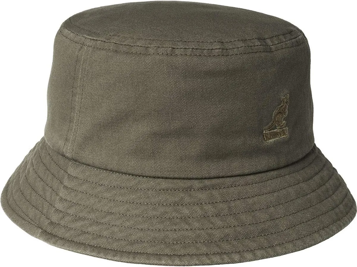 Kangol Washed Bucket Hat - Marine Teal/XL