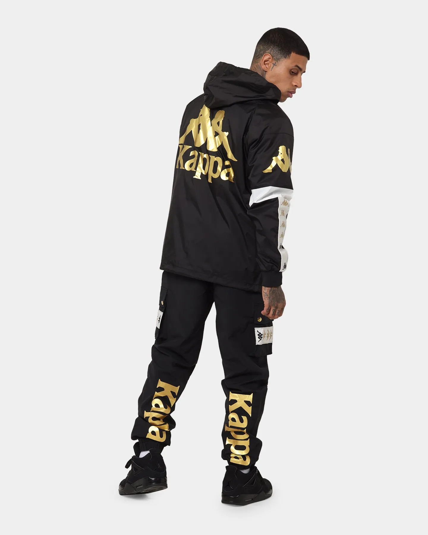 Kappa 222 Banda Dinos Jacket Black/Grey Vapor