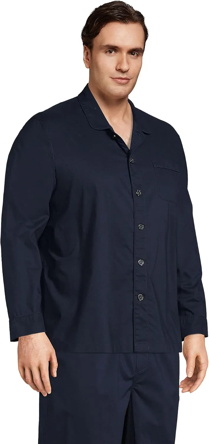 Lands' End Men's Essential Pajama Shirt