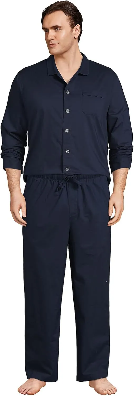 Lands' End Men's Essential Pajama Shirt
