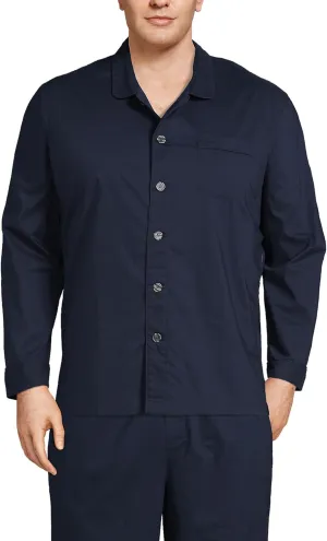 Lands' End Men's Essential Pajama Shirt