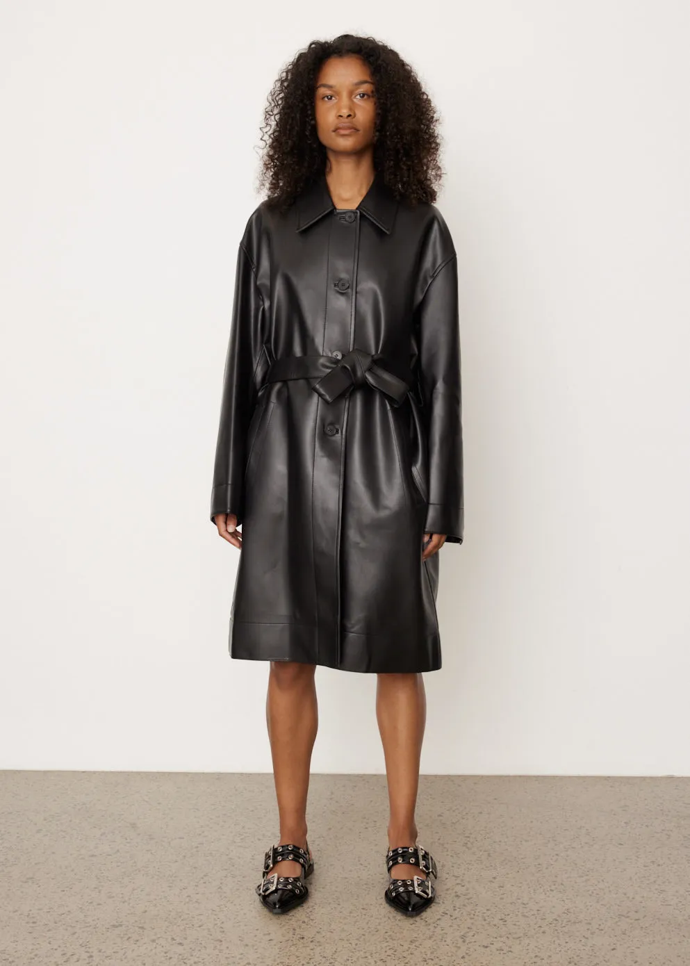 Leather Coat