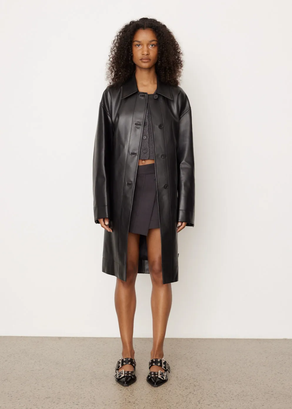 Leather Coat