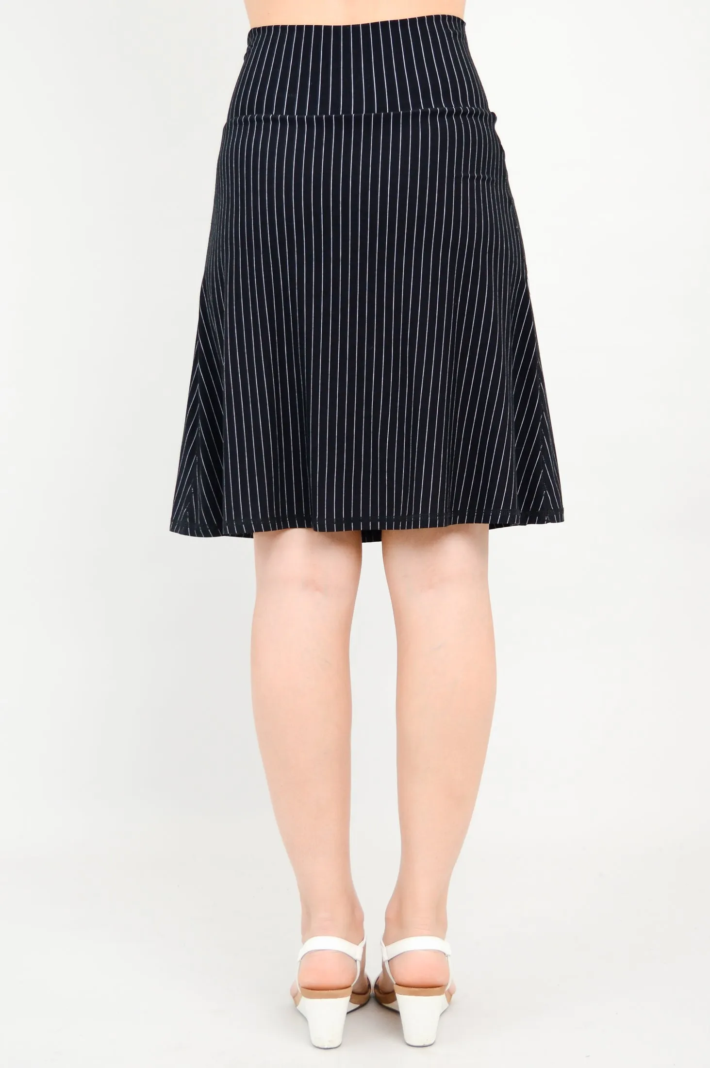 Magna Skort, BW Pin Stripe, Bamboo - Final Sale