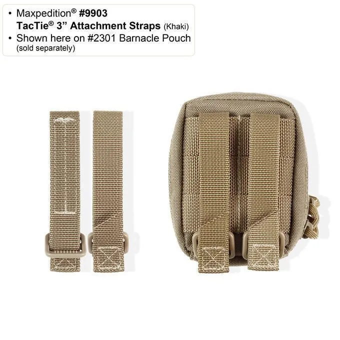 Maxpedition 3" TacTie Attachment Strap (Pack of 4)
