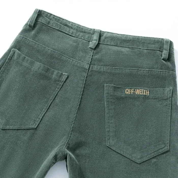 Men's Fleece-Lined Corduroy Pants: Warm Winter Trousers