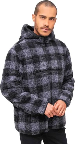 Men's Hooded Fleece Quarter Zip Pullover