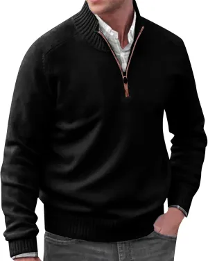 Mens Long Sleeve Sweatshirts 1/4 Zip Up Fishing Running Rash Guard T-Shirts Outdoor Shirts Outdoor Hiking Fishing Shirts
