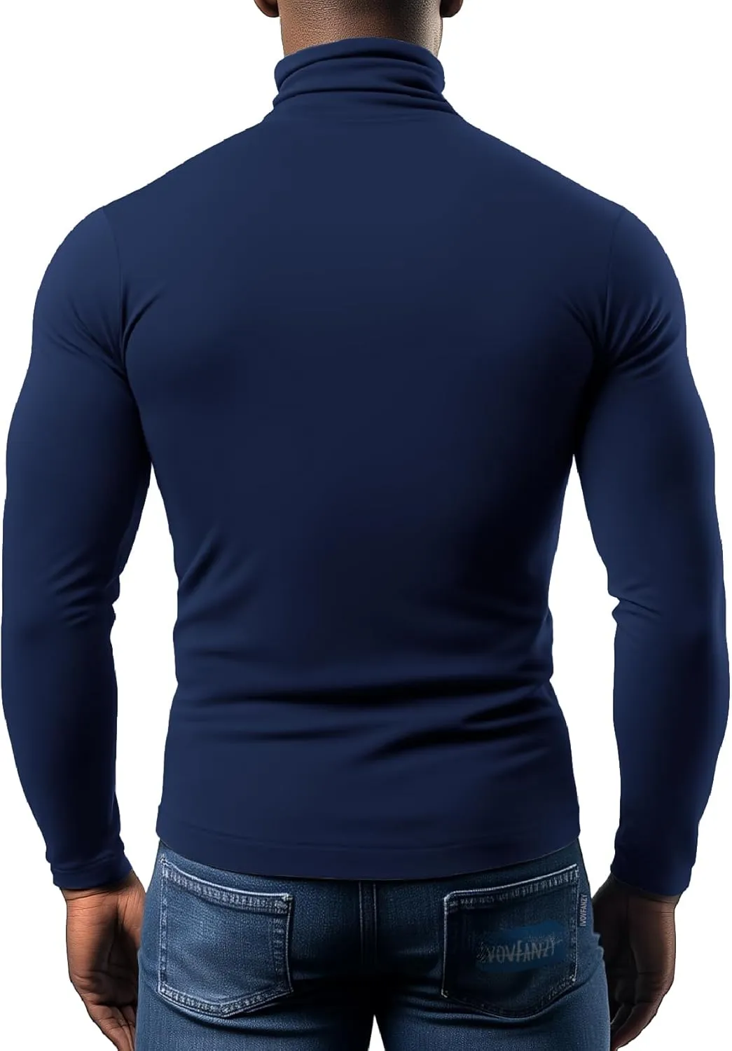 Men's Turtleneck Long Sleeve Shirts Thermal Base Layer Top Lightweight Undershirt