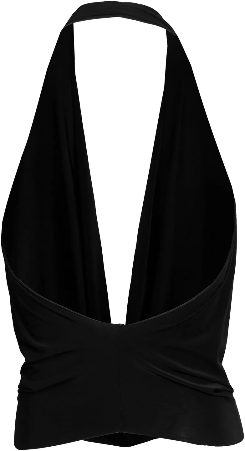 NE PEOPLE Women's Lightweight Low Cut Sexy Halter Neck [Made in USA]
