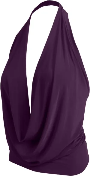 NE PEOPLE Women's Lightweight Low Cut Sexy Halter Neck [Made in USA]