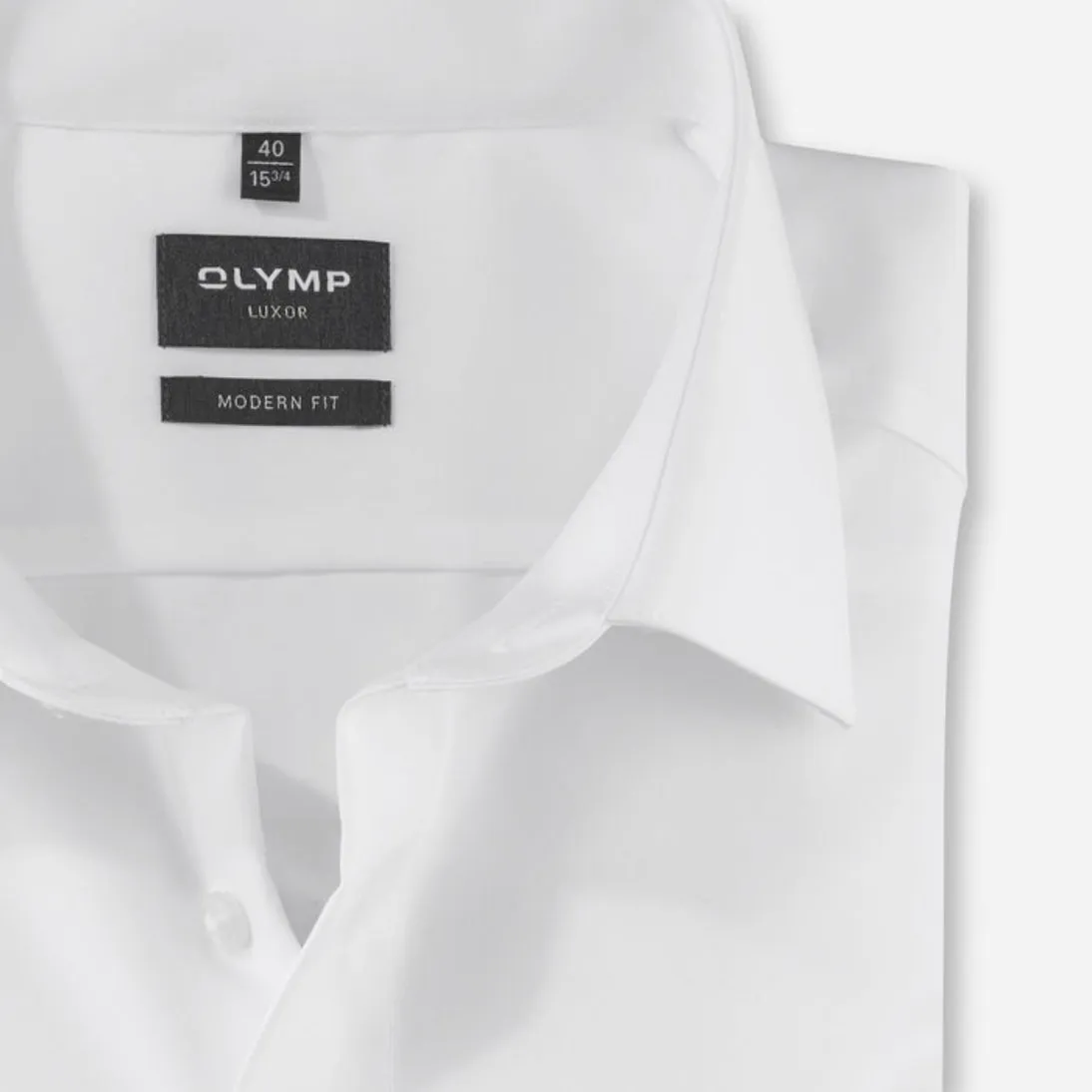 Olymp Luxor Modern Fit Egyptian Cotton Non Iron Shirt 6350 White