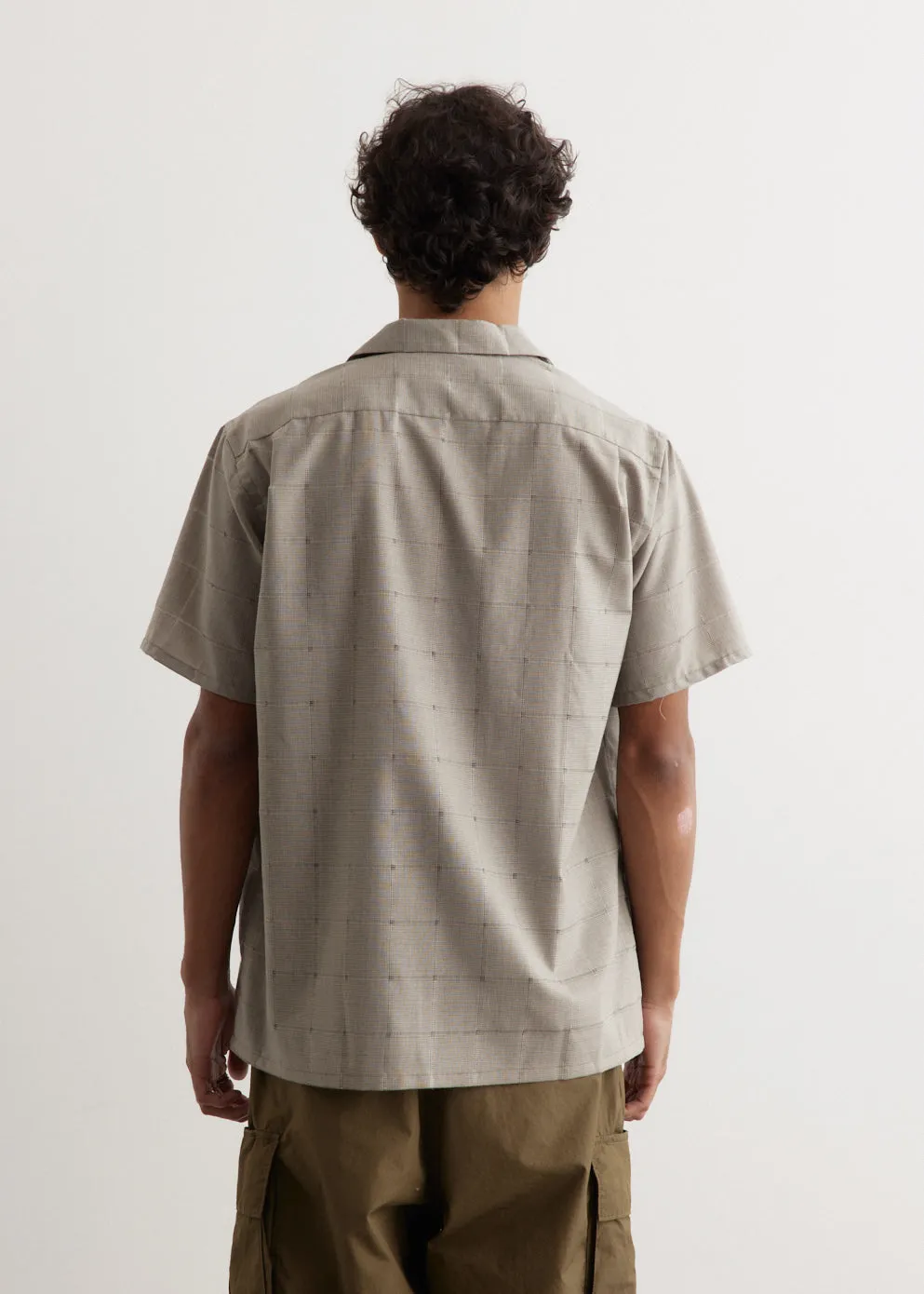 Open Collar TW Mesh Shirt