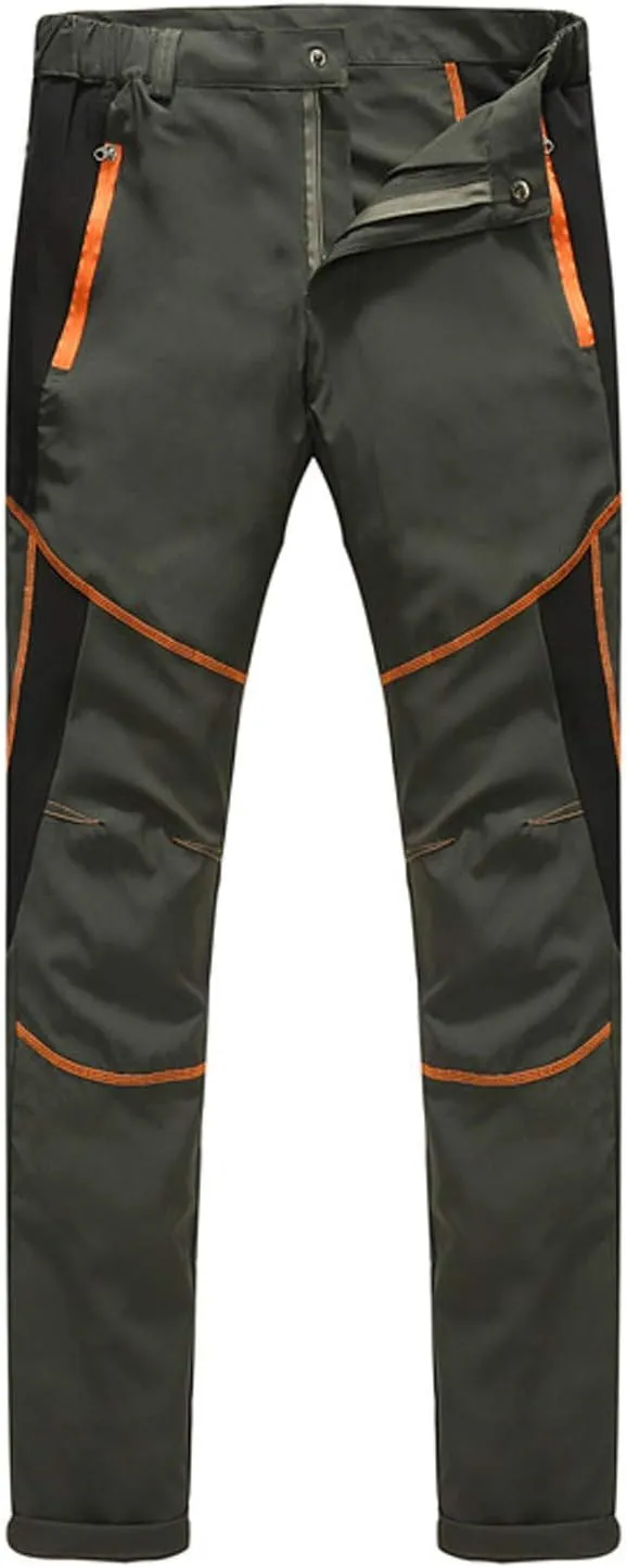 Pants For Men Men's Waterproof Pants Splice Windproof Trousers Fashion Softshell Outdoor Hiking Trousers Cargo Pants