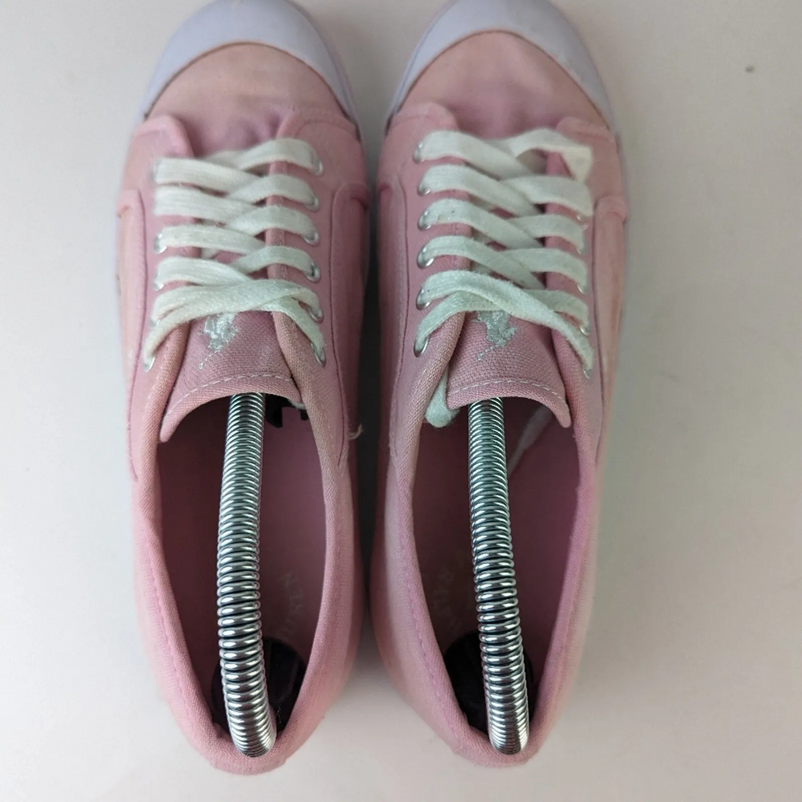 Polo Ralph Lauren Marin Pink Canvas Sneaker 8