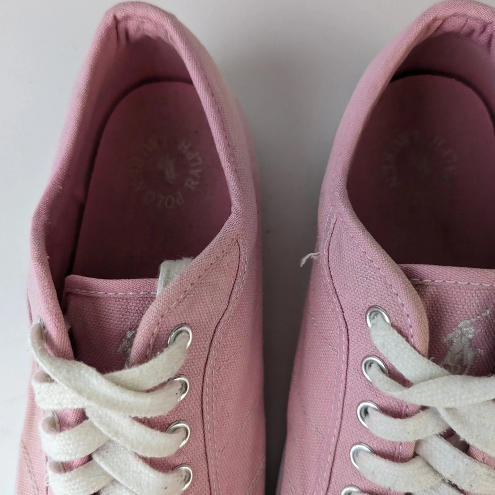 Polo Ralph Lauren Marin Pink Canvas Sneaker 8