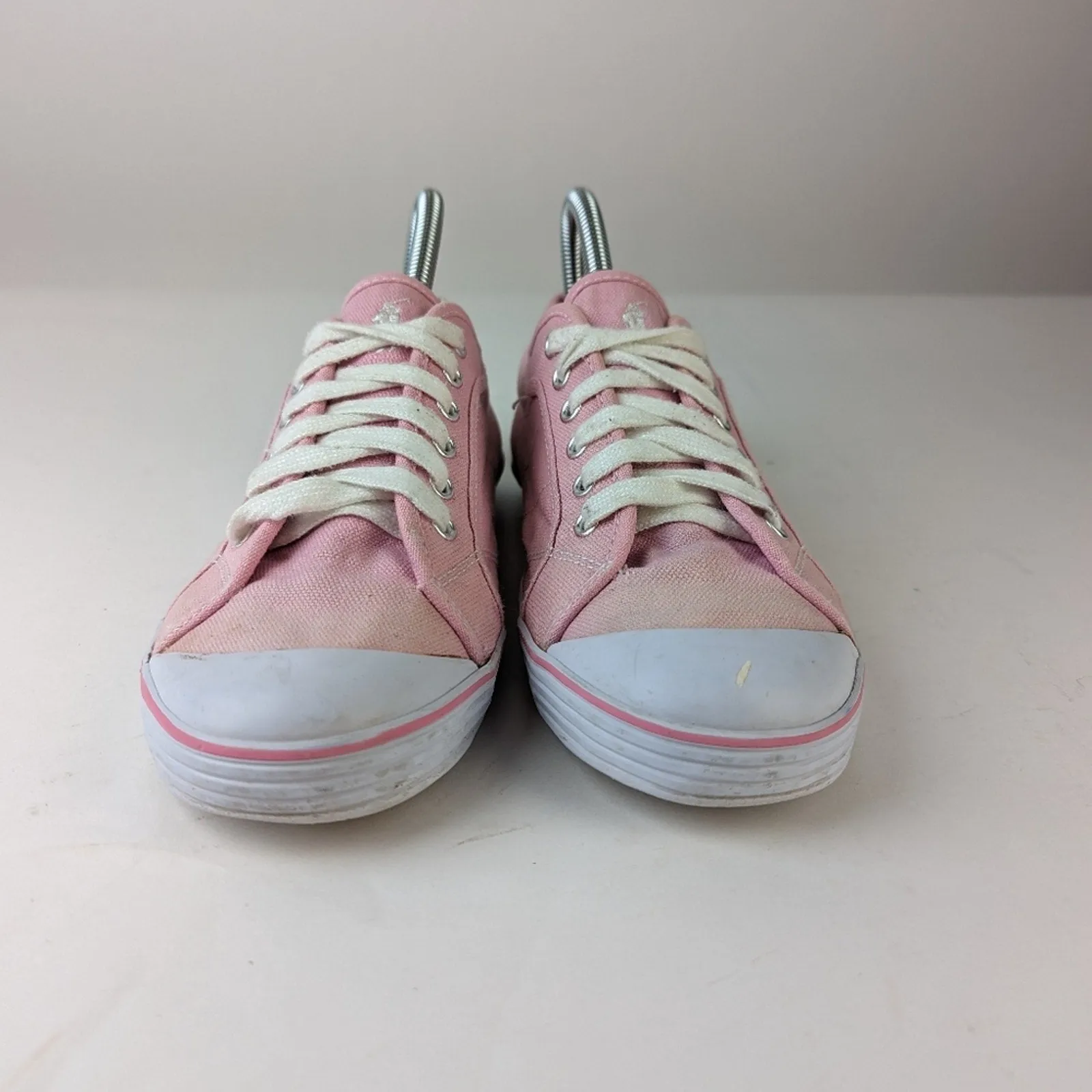 Polo Ralph Lauren Marin Pink Canvas Sneaker 8