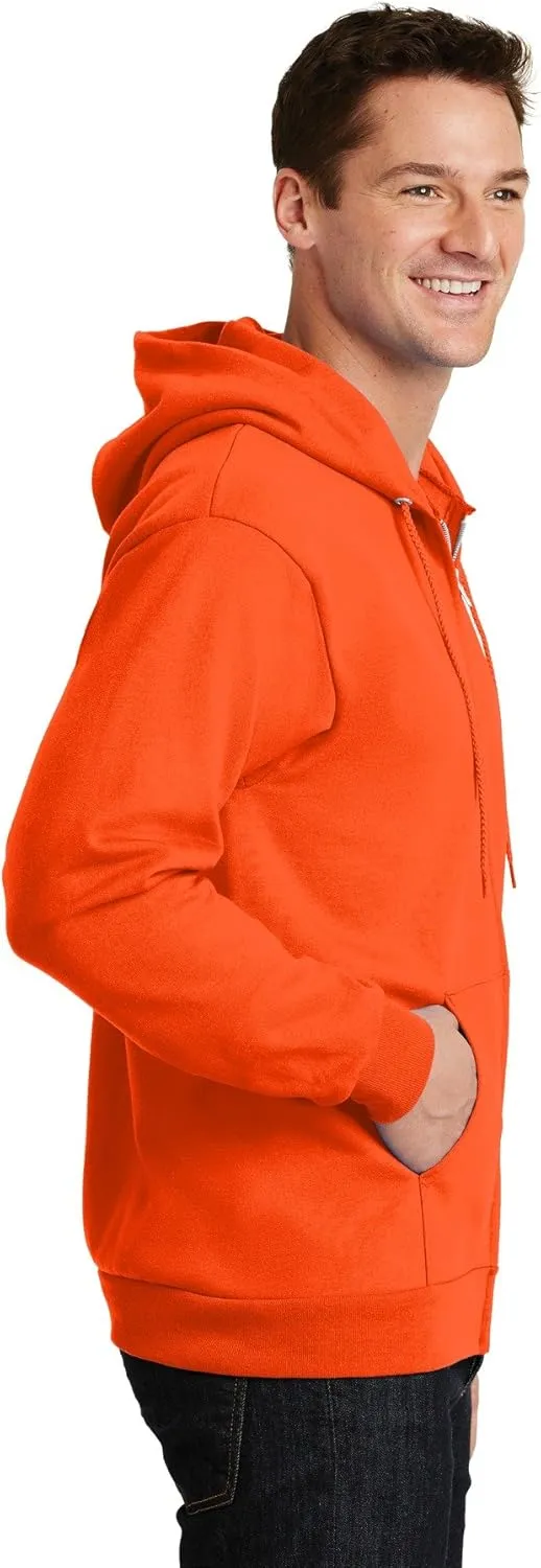 Port & Company - Essential Fleece Full-Zip Hooded Sweatshirt. PC90ZH