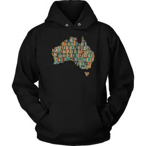 "Australia Bookish Map" Hoodie