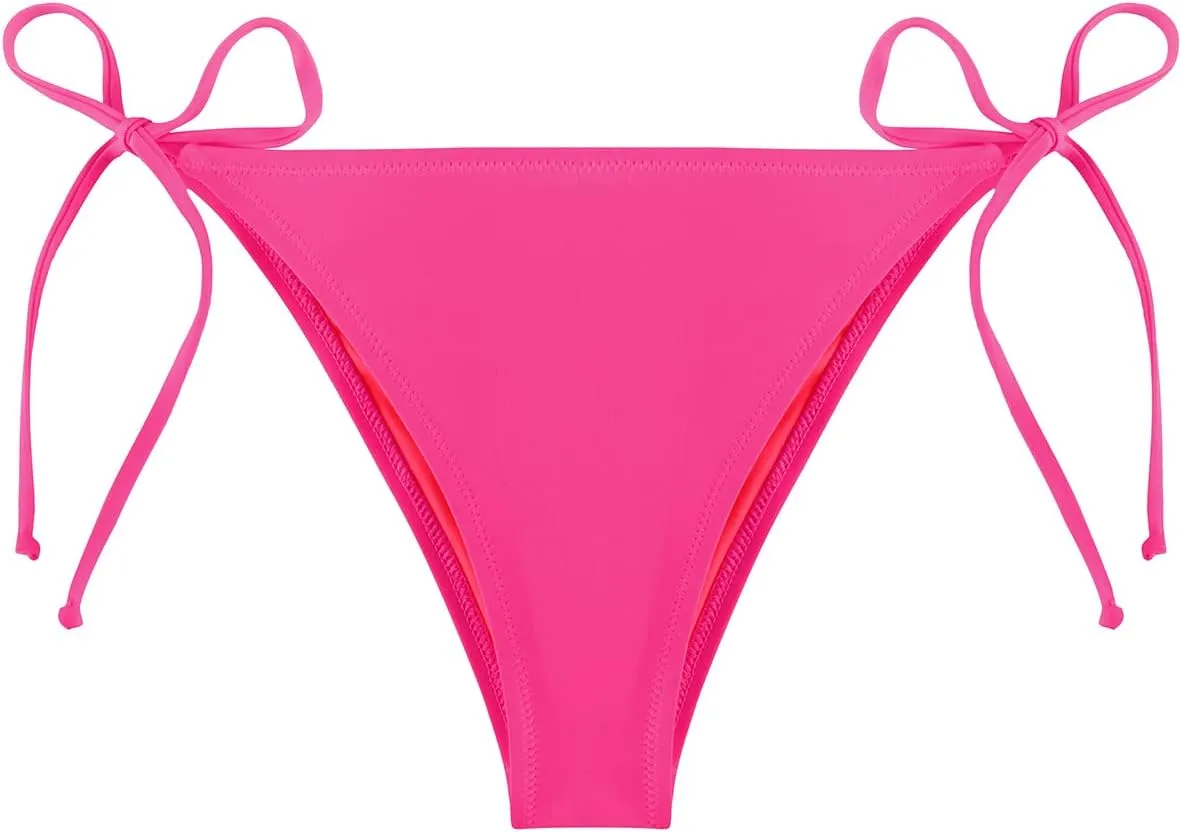 RELLECIGA Women's Side Tie Bikini Bottom
