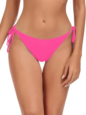RELLECIGA Women's Side Tie Bikini Bottom