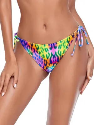 RELLECIGA Women's Side Tie Bikini Bottom